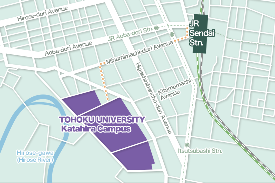 Map: Katahira Campus